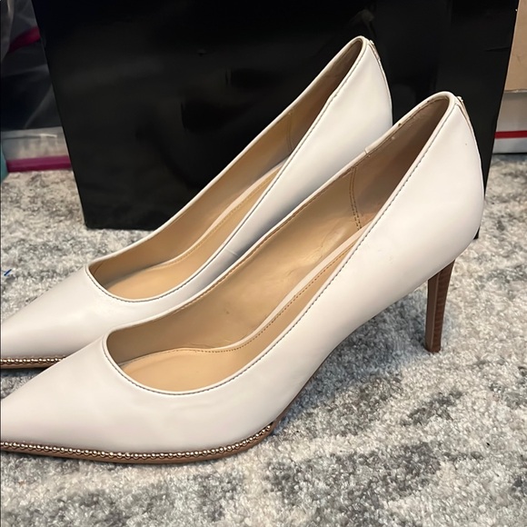 Coach White Elegant Pointed-Toe Heels - Picture 6 of 7